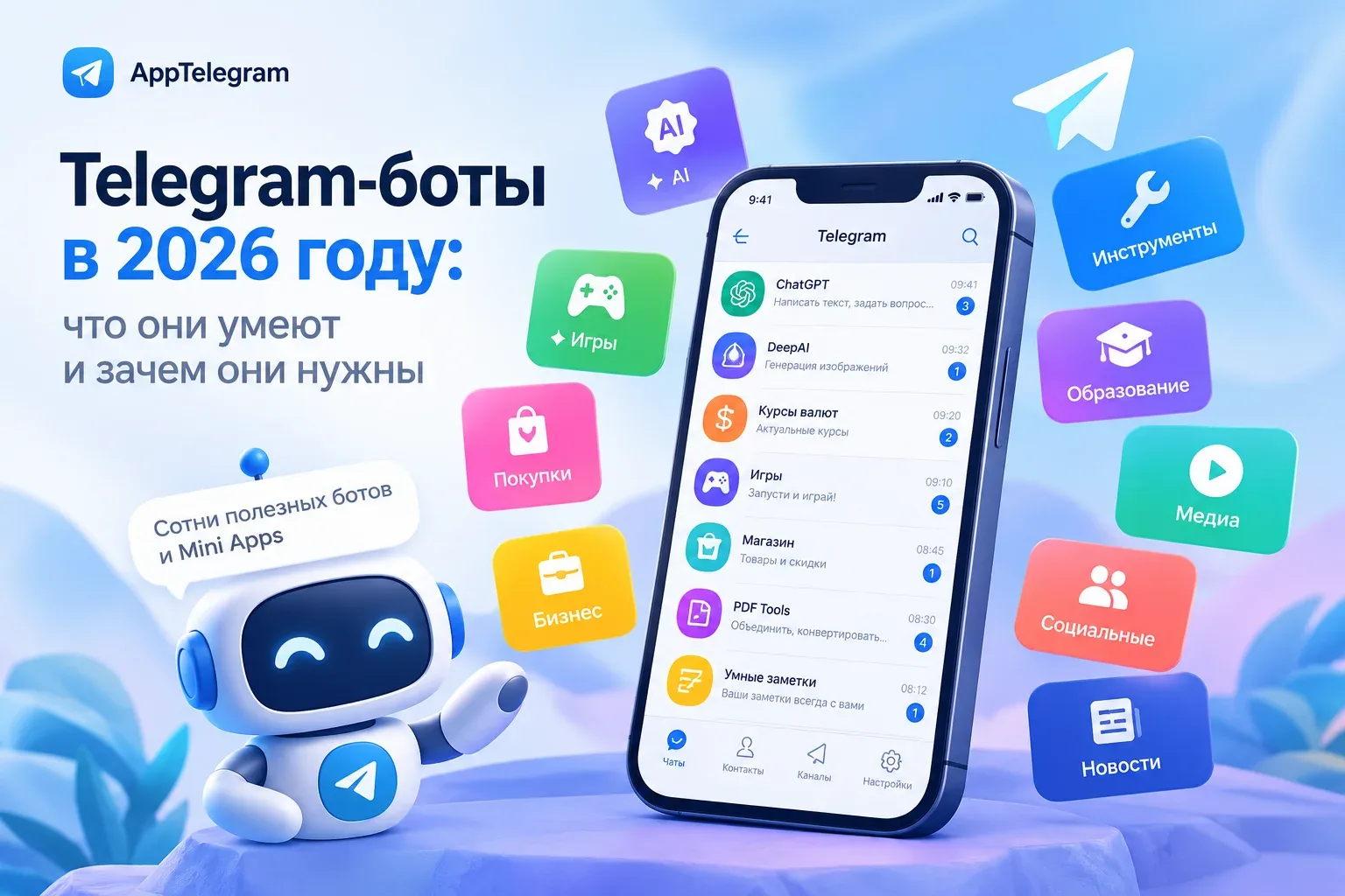 Telegram-боты в 2026 году: что они умеют и зачем они нужны